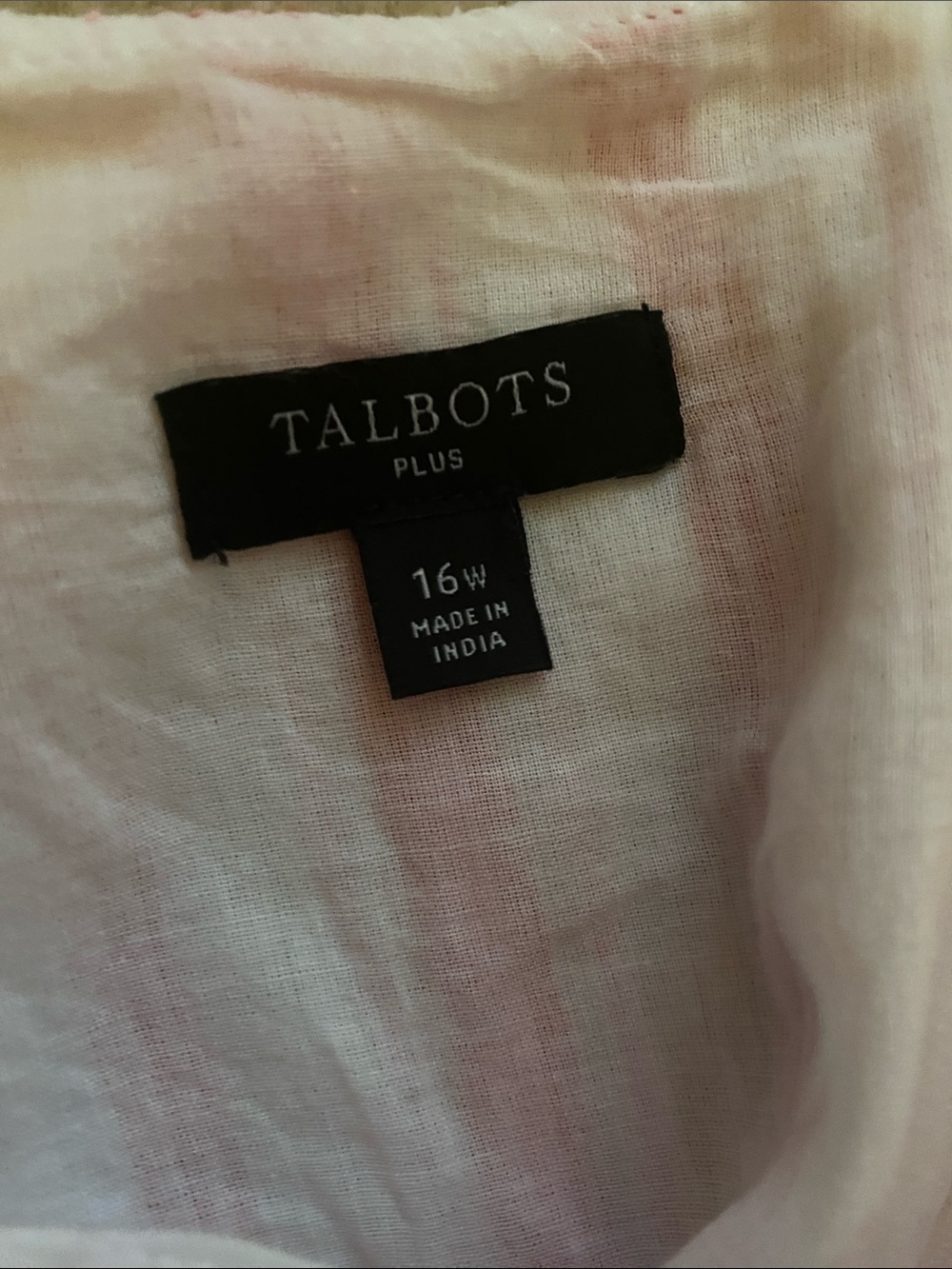 Talbots 100% cotton lined maxi dress 16W - Picture 6 of 7
